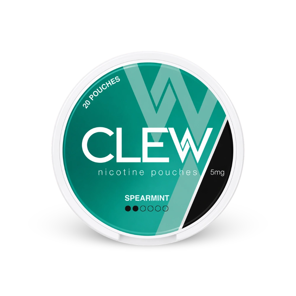 CLEW Spearmint 5mg – κουτί σακουλάκια νικοτίνης