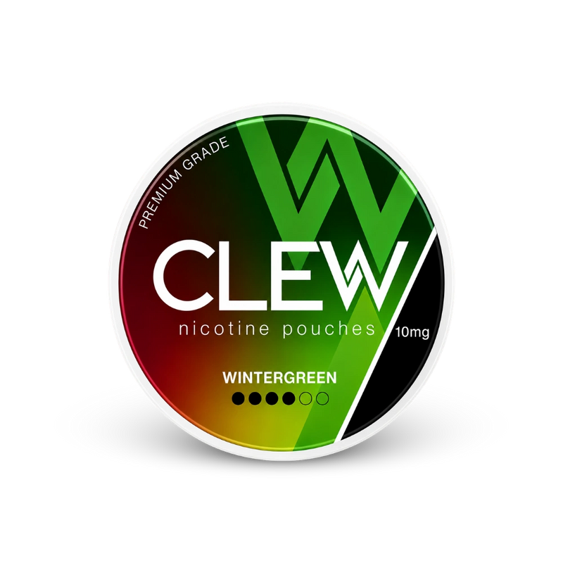 CLEW Wintergreen 10mg – κουτί με σακουλάκια νικοτίνης