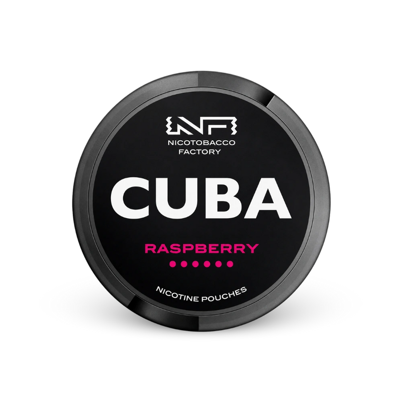 CUBA Black Raspberry – κουτί με σακουλάκια νικοτίνης