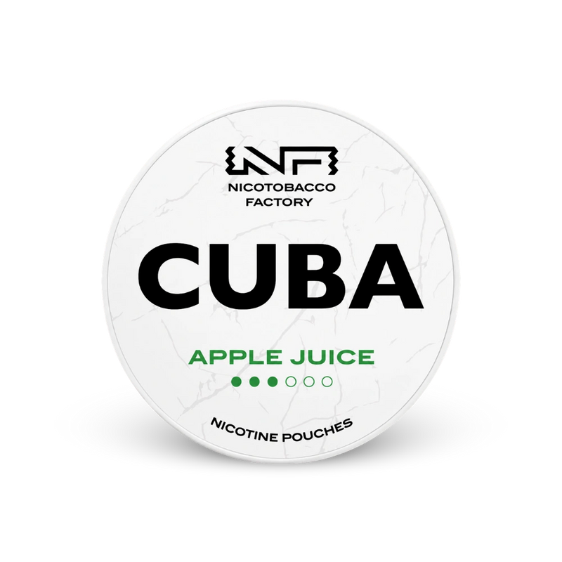 CUBA White Apple Juice – κουτί σακουλάκια νικοτίνης