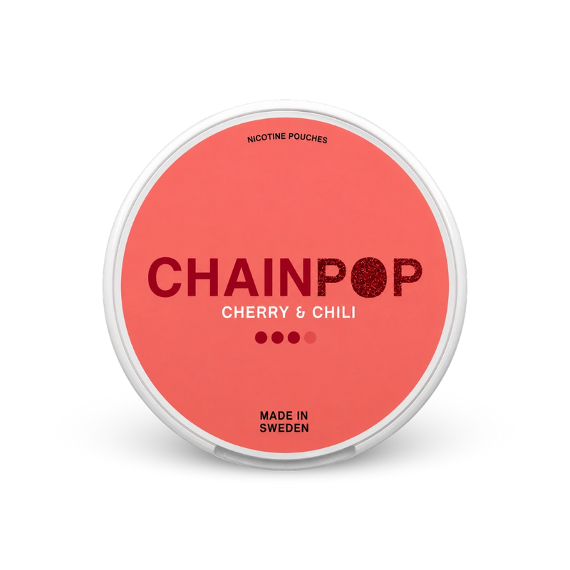 Chainpop Cherry & Chili – κουτί με σακουλάκια νικοτίνης