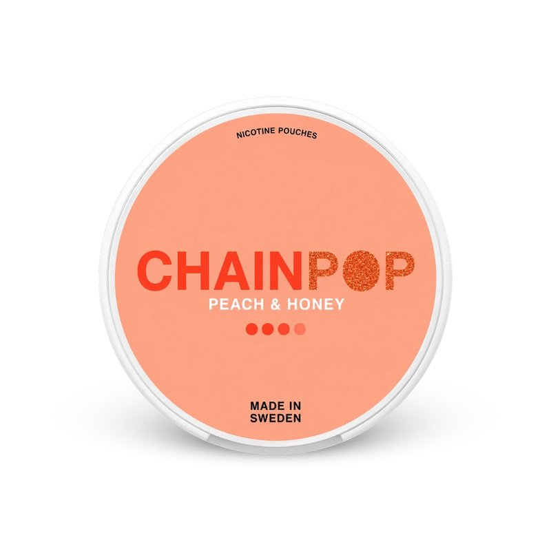 Chainpop Peach Honey – κουτί με σακουλάκια νικοτίνης