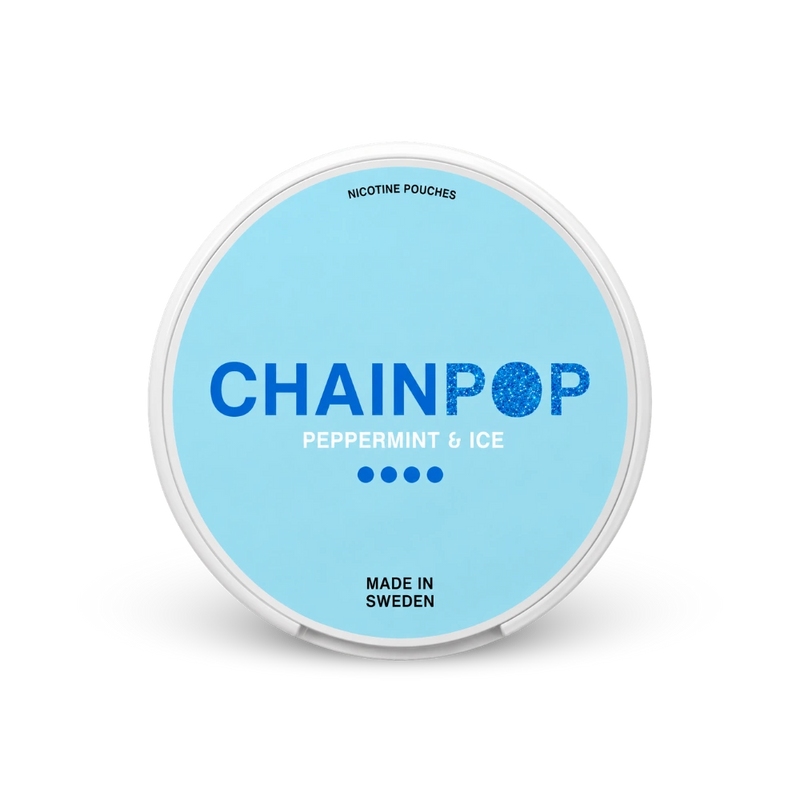 Chainpop Μέντα & Πάγος – κουτί σακουλιών νικοτίνης