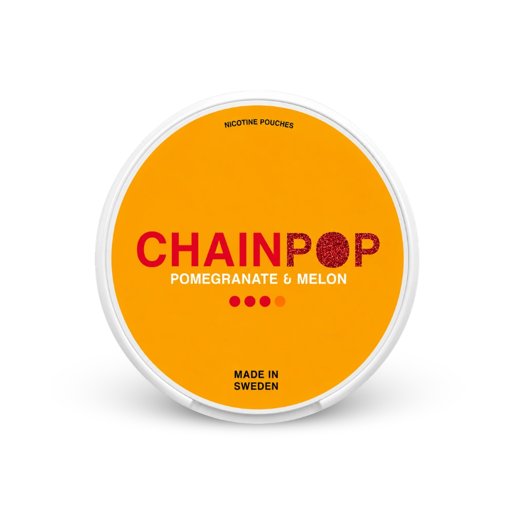 Chainpop Ρόδι Πεπόνι – κουτί σακουλάκια νικοτίνης