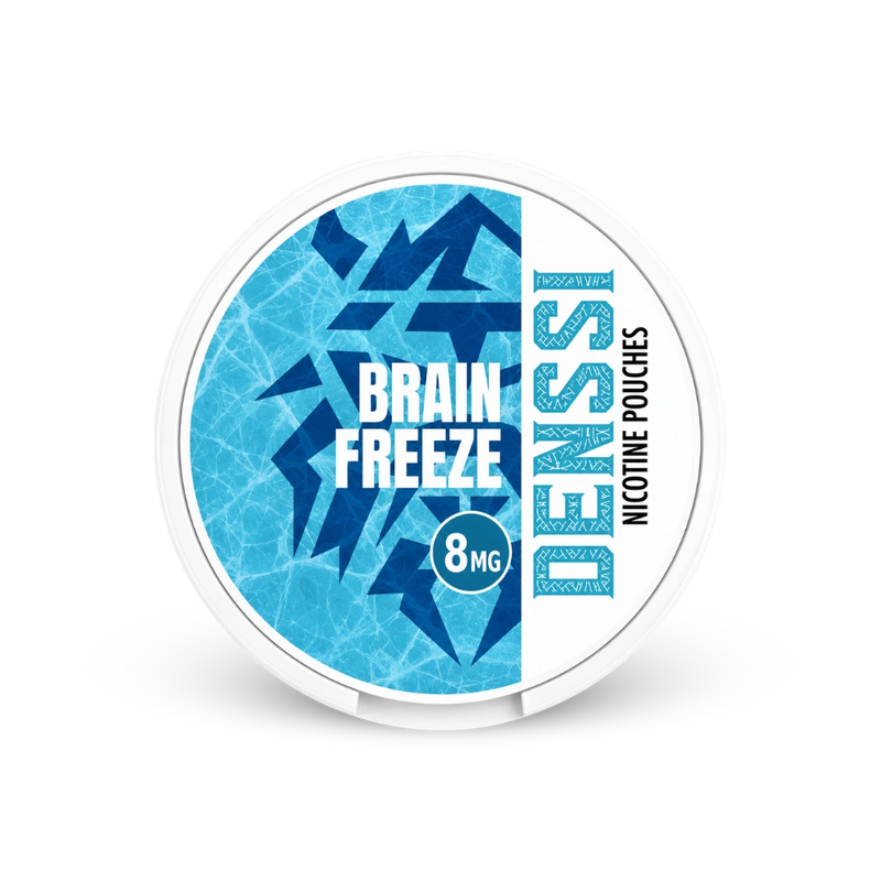 Denssi Brain Freeze 8mg – κουτί με σακουλάκια νικοτίνης