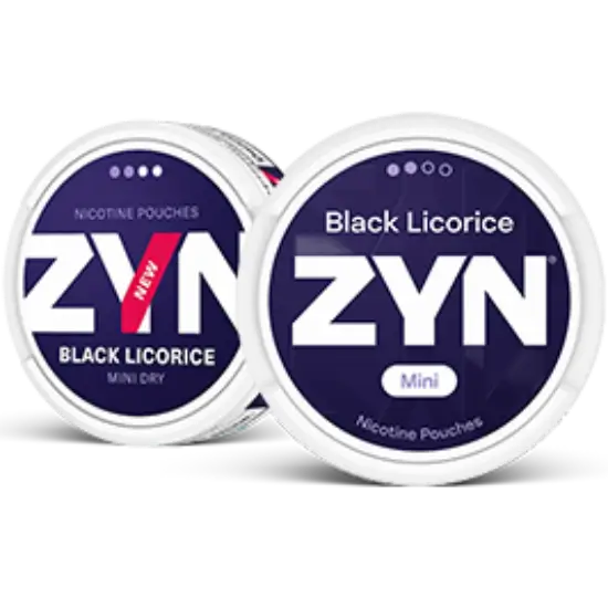 ZYN Μαύρο Γλυκόριζα Mini S2