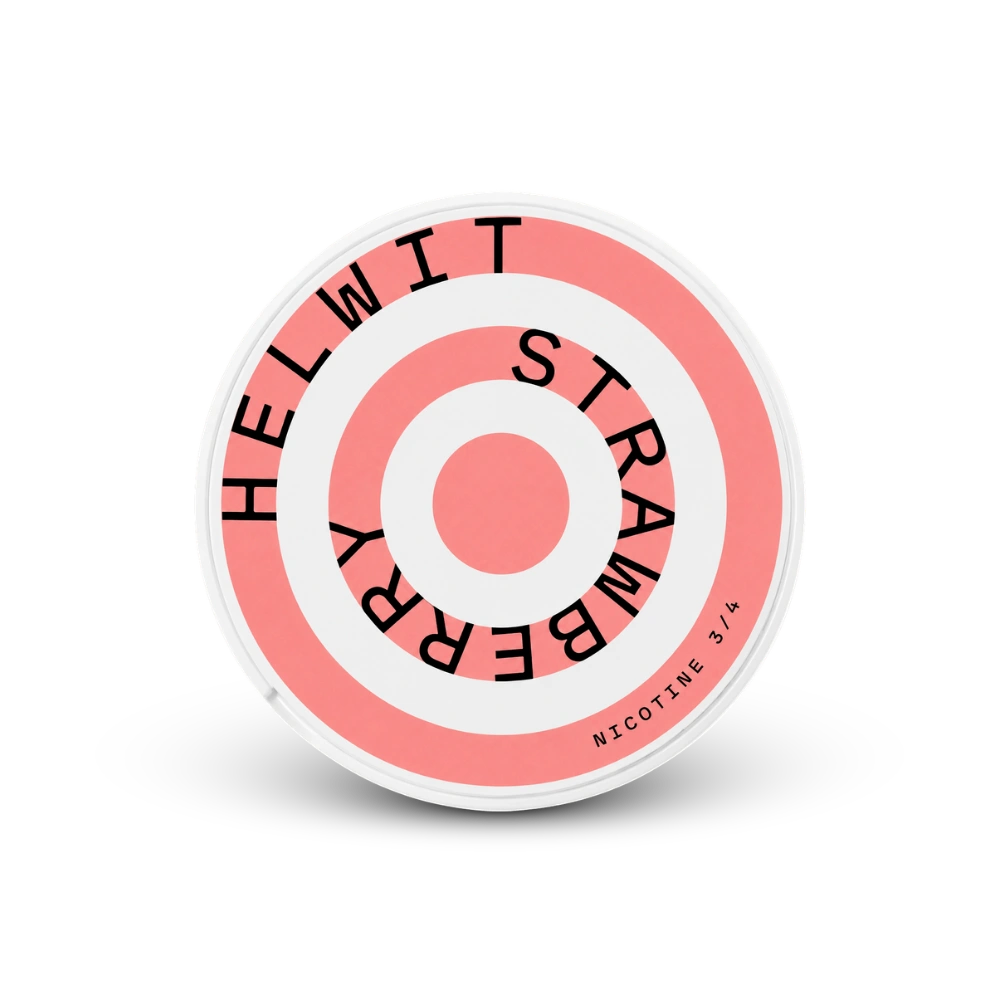 HELWIT Strawberry Medium – κουτί με σακουλάκια νικοτίνης