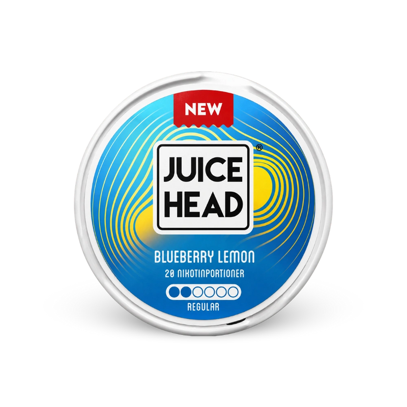 Juice Head Blueberry Lemon Regular – κουτάκι με σακουλάκια νικοτίνης