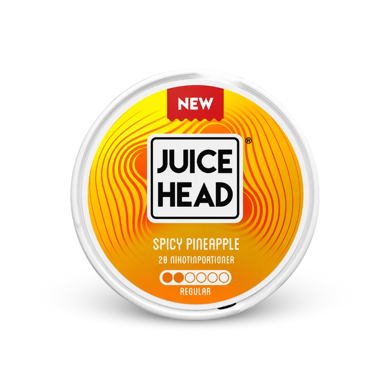 Juice Head Spicy Pineapple Regular – κουτί σακουλάκια νικοτίνης