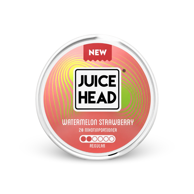 Juice Head Καρπούζι Φράουλα Κανονικό – κουτί σακουλάκια νικοτίνης