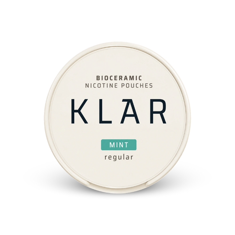 KLAR Mint Regular Mini – κουτί σακουλακιών νικοτίνης