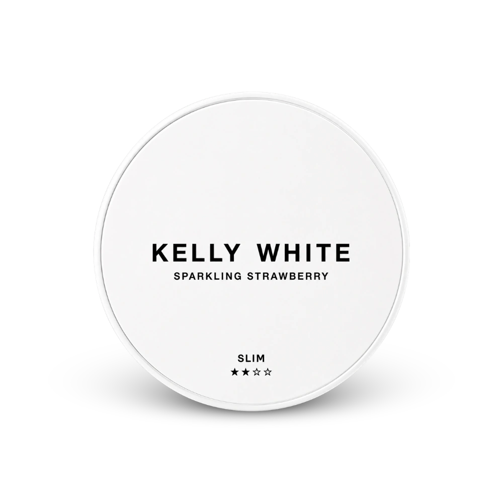 Kelly White Sparkling Strawberry Slim – κουτάκι με σακουλάκια νικοτίνης