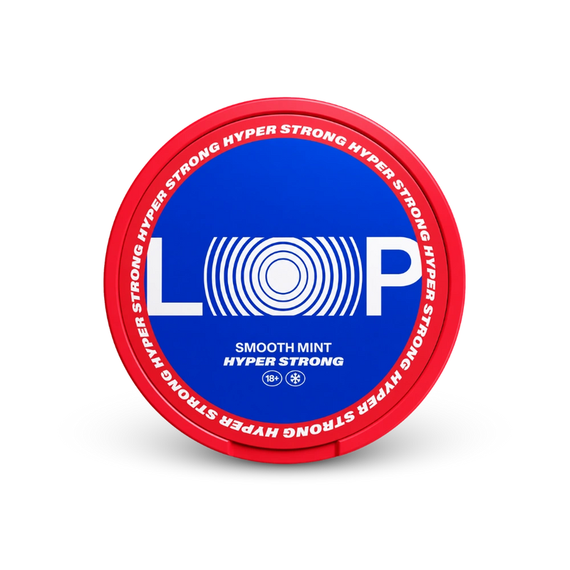 Loop Smooth Mint Hyper Strong – κουτί σακουλάκια νικοτίνης