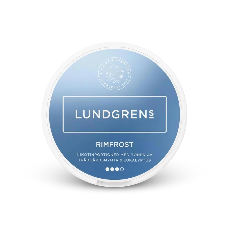 Lundgrens Rimfrost – κουτί με σακουλάκια νικοτίνης