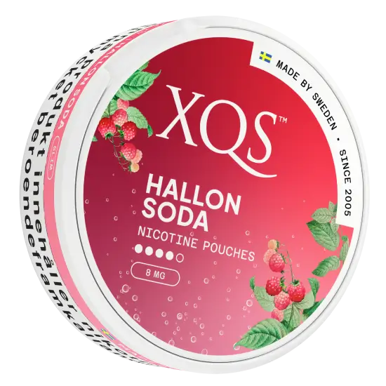 XQS Hallonsoda Strong