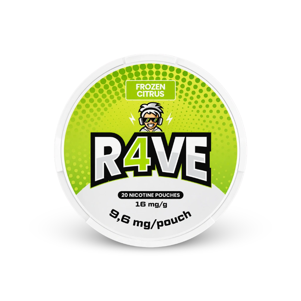 RAVE Frozen Citrus 16mg – κουτί σακουλακίων νικοτίνης