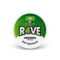 RAVE Juicy Apple 16mg – κουτί σακουλακίων νικοτίνης