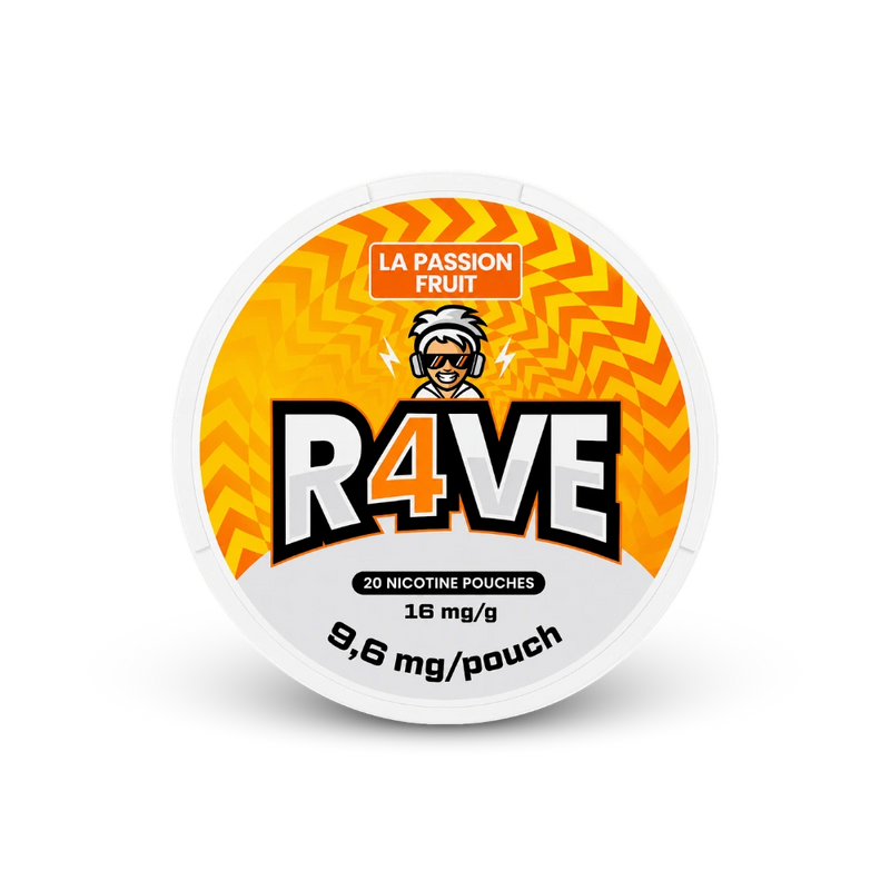 RAVE La Passion Fruit 16mg – κουτί σακουλακίων νικοτίνης