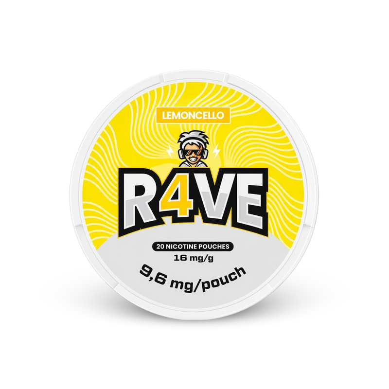 RAVE Lemoncello 16mg – κουτί σακουλακιών νικοτίνης