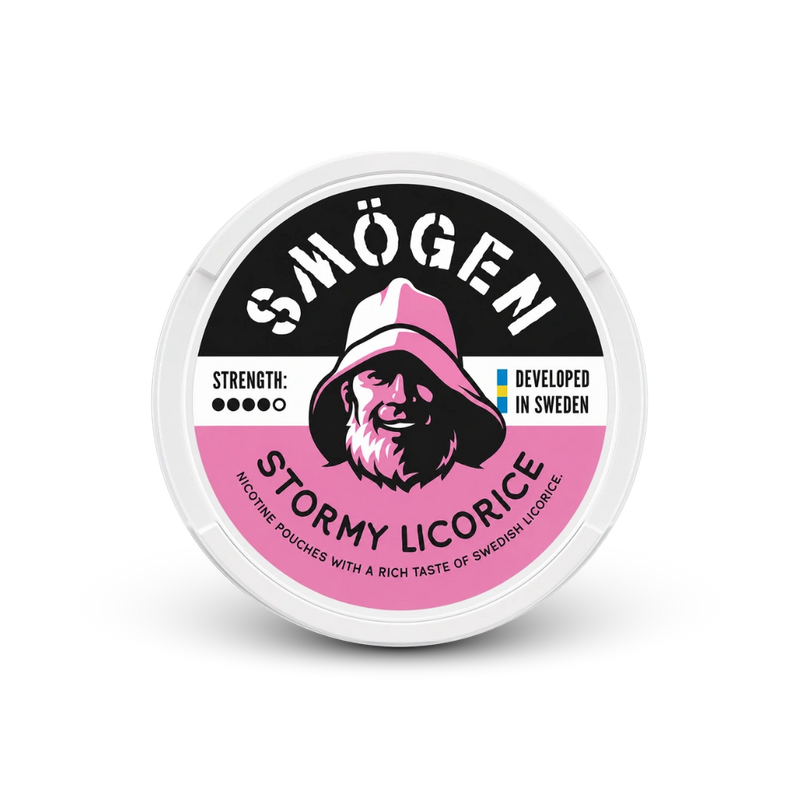 Smögen Stormy Licorice – κουτί σακουλάκια νικοτίνης