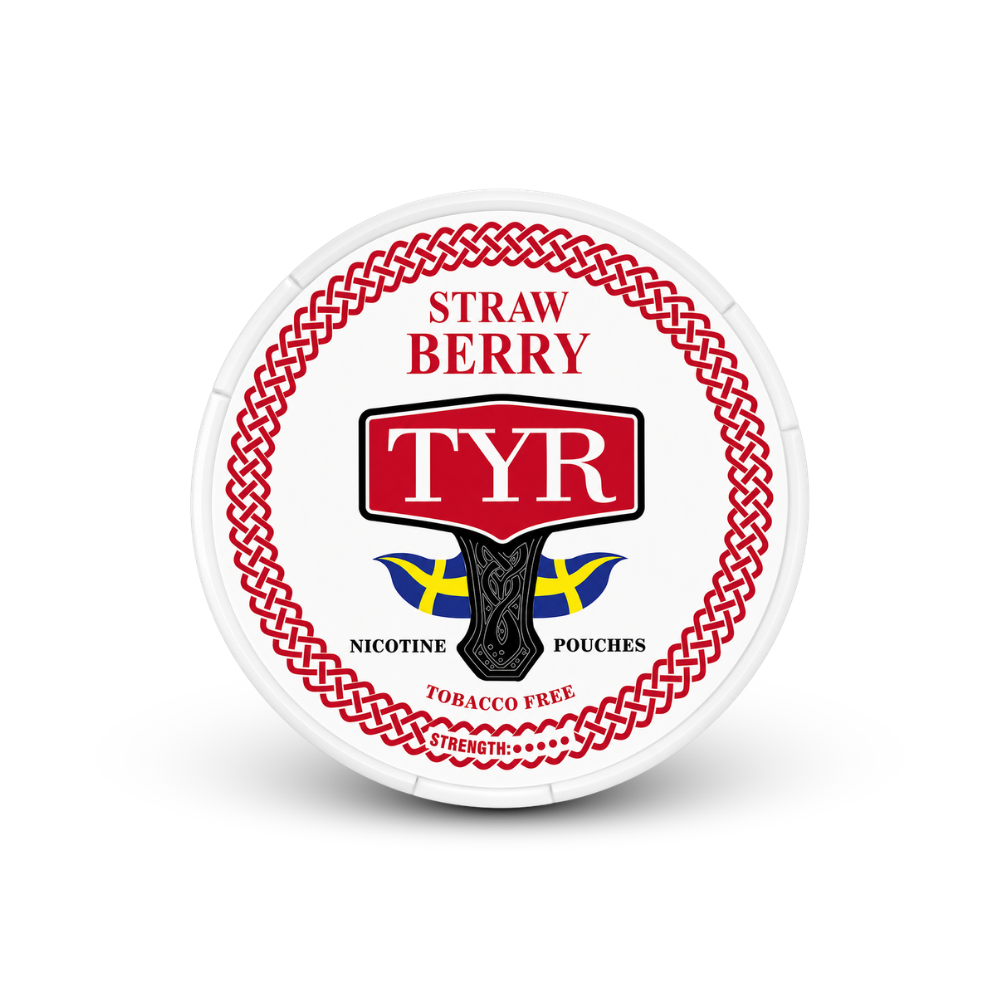 TYR Strawberry – κουτί με σακουλάκια νικοτίνης