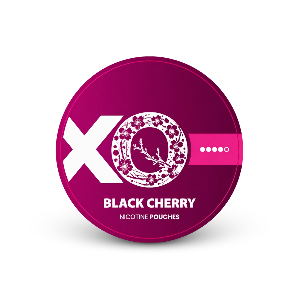 XO Black Cherry – κουτί με σακουλάκια νικοτίνης