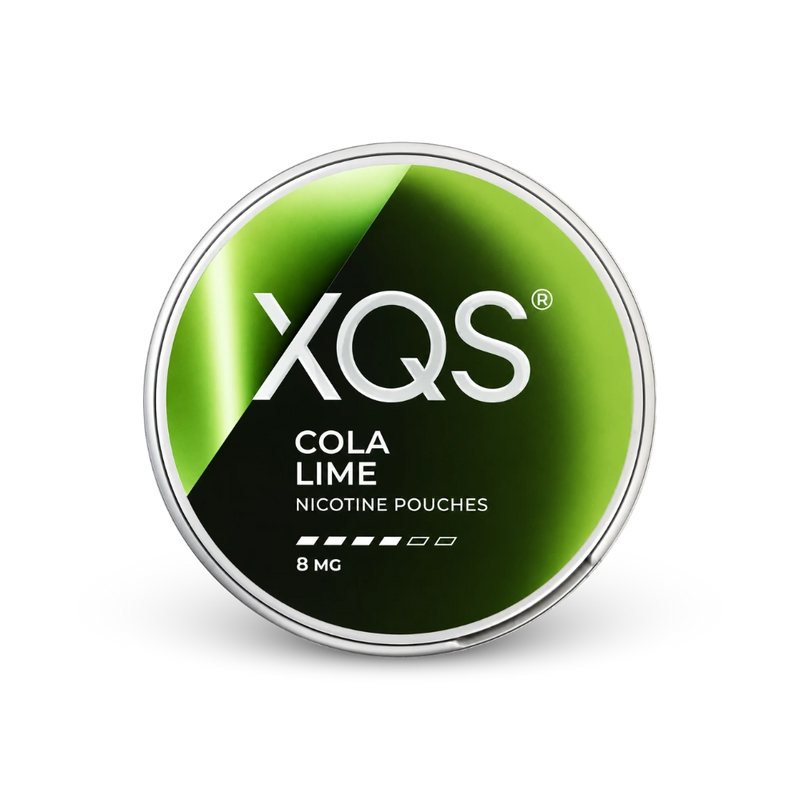 XQS Cola Lime 8mg – κουτί με σακουλάκια νικοτίνης