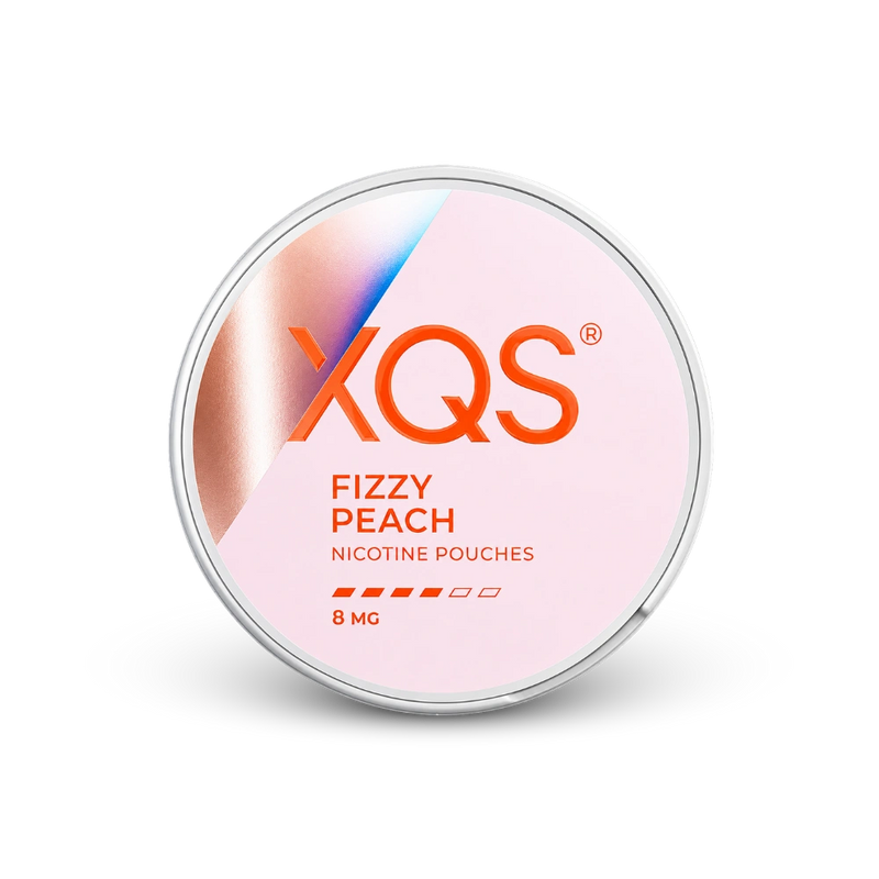 XQS Fizzy Peach Slim Strong – κουτί σακουλακιών νικοτίνης