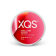XQS Hallonsoda Strong – κουτί σακουλακιών νικοτίνης