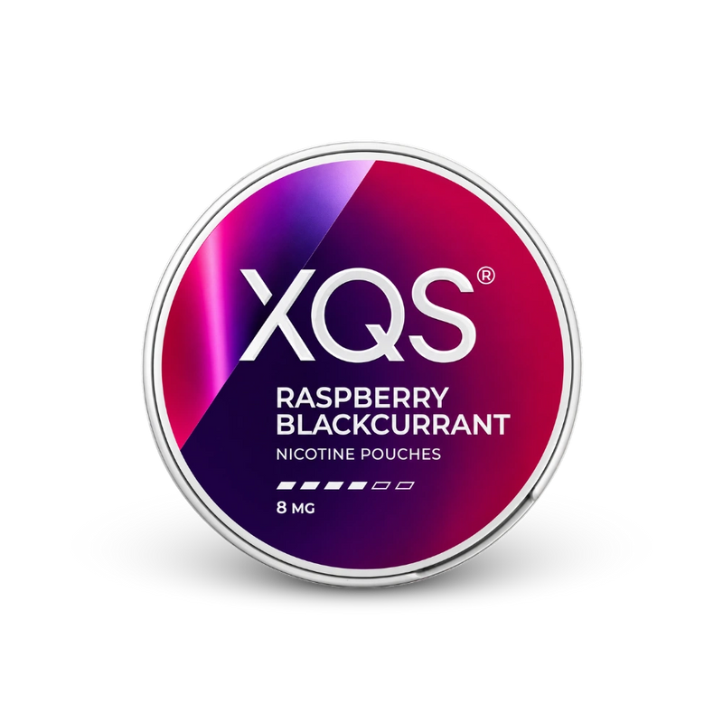 XQS Raspberry Blackcurrant Slim Strong – κουτί σακουλάκια νικοτίνης
