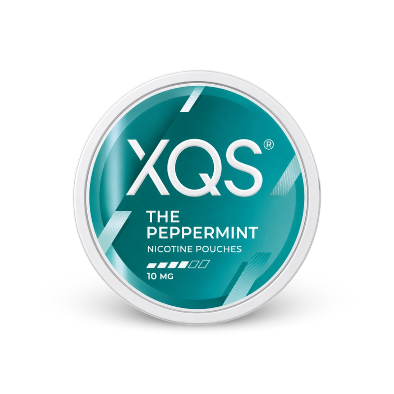 XQS The Peppermint 10mg – κουτί με σακουλάκια νικοτίνης