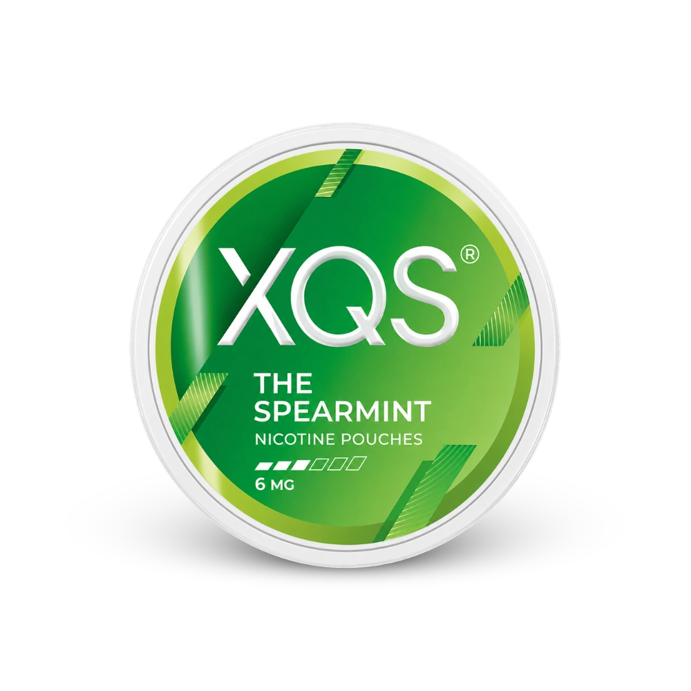 XQS The Spearmint 6mg – κουτί με σακουλάκια νικοτίνης