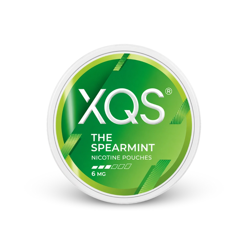 XQS The Spearmint 6mg – κουτί με σακουλάκια νικοτίνης