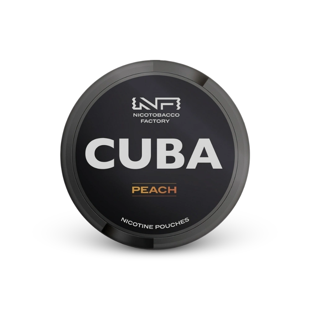 Cuba Black Peach – κουτί με σακουλάκια νικοτίνης