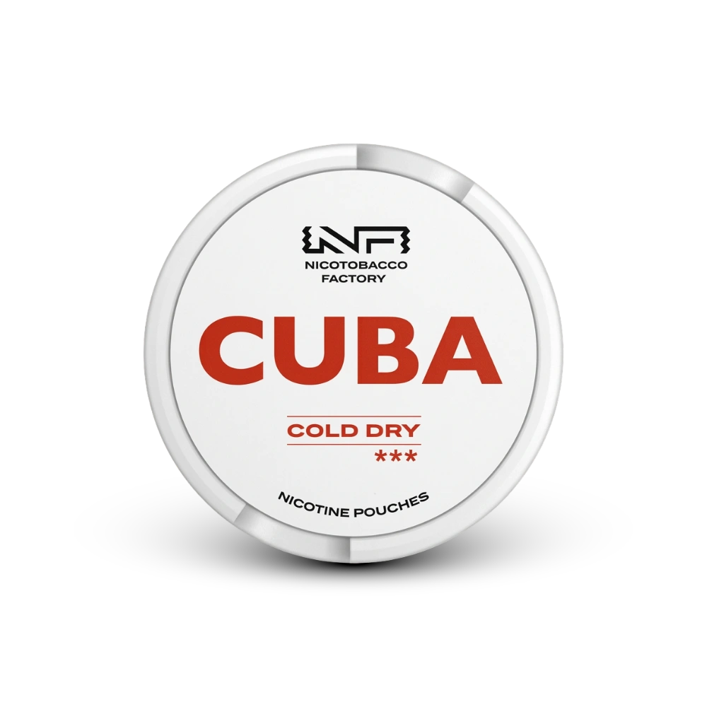 Cuba Cold Dry Medium – κουτί σακουλακιών νικοτίνης