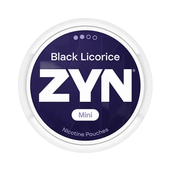 ZYN Μαύρο Γλυκόριζα Mini S2