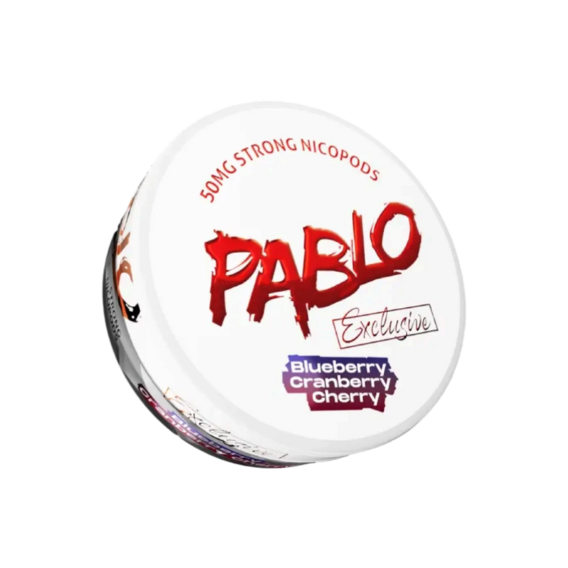 Pablo Exclusive Βατόμουρο Κράνμπερι Κεράσι 50mg