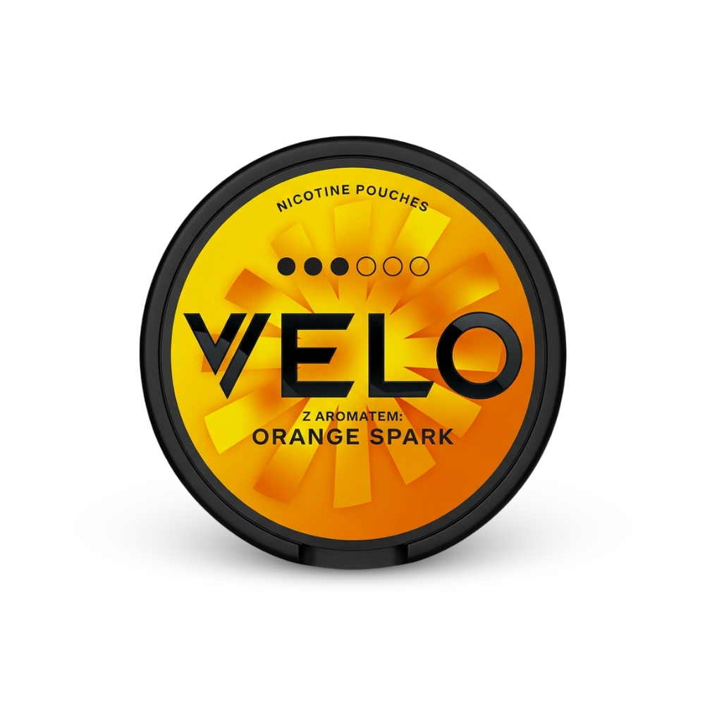 VELO Orange Spark – κουτί με φακελάκια νικοτίνης
